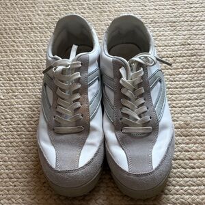 Tretorn White and Light Gray Men's Sneakers